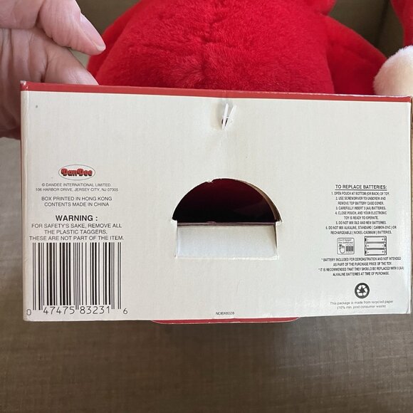 Vtg Dan Dee Tickle Tickle Wiggle Wiggle Animatronic Plush Happy Holidays *READ* - Picture 5 of 7